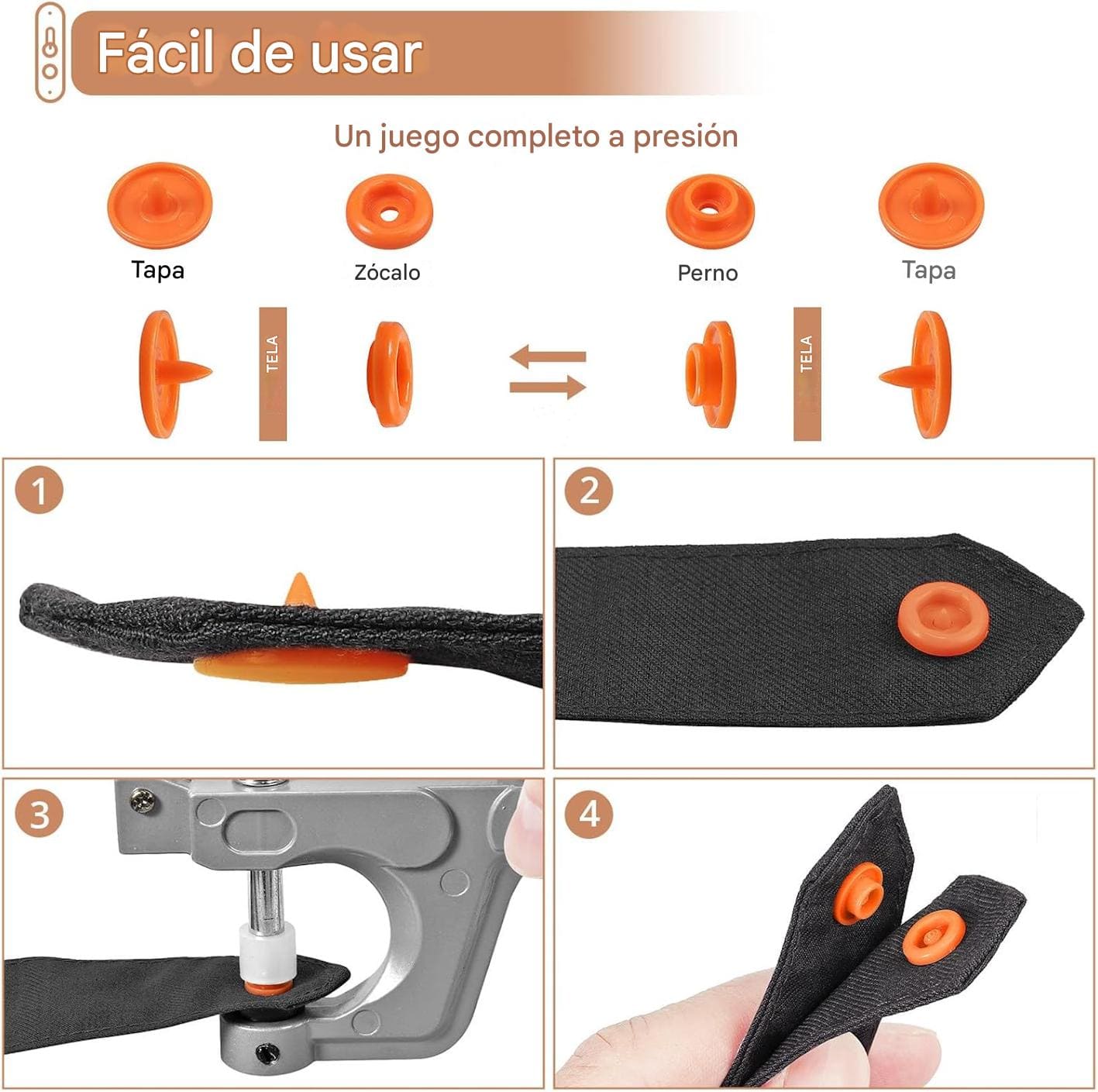 MÁQUINA PARA BOTONES + KIT COMPLETO|PREMIUM®️ - Eco Market