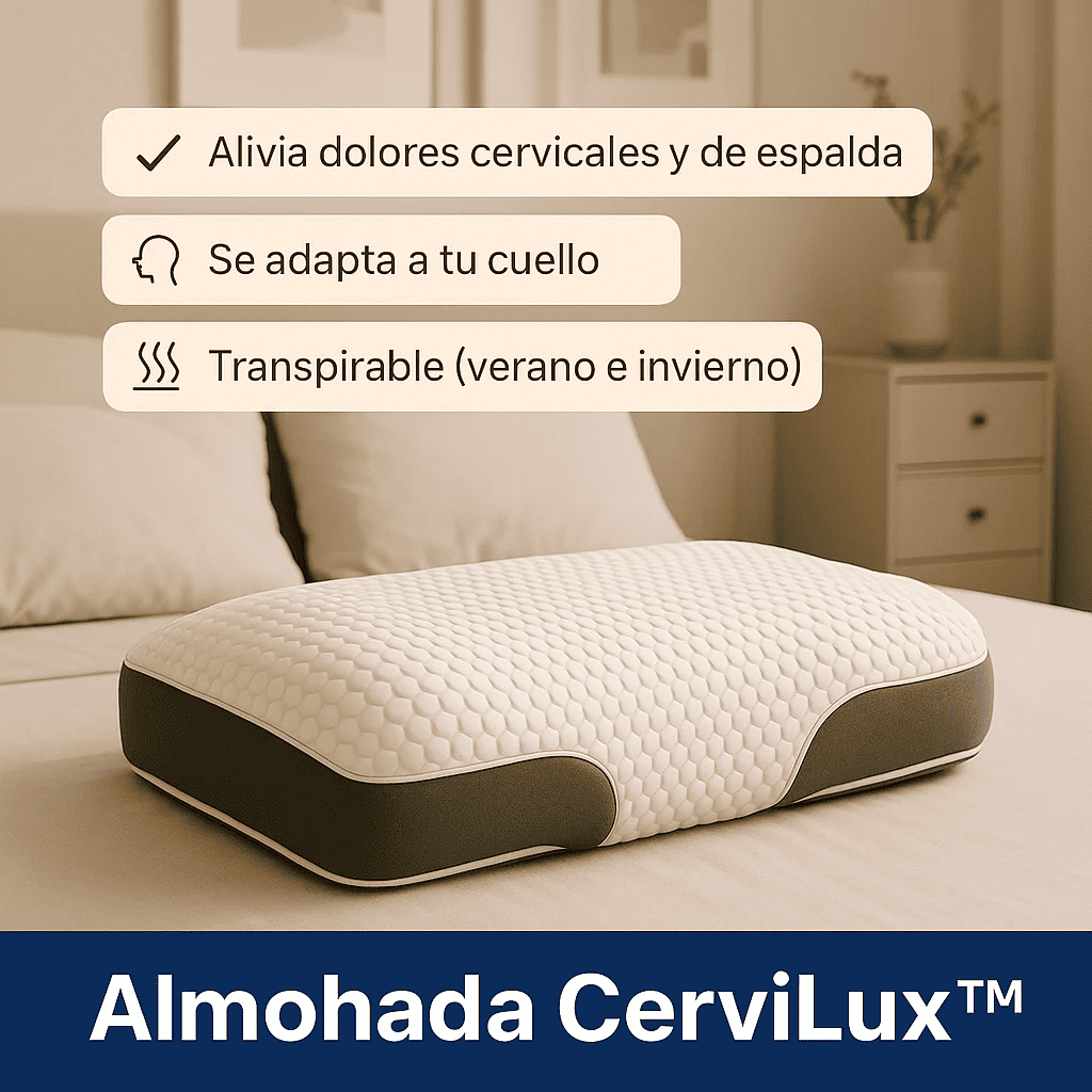 Almohada CerviLux™ - Redescubre el placer de despertar sin dolores - Eco Market