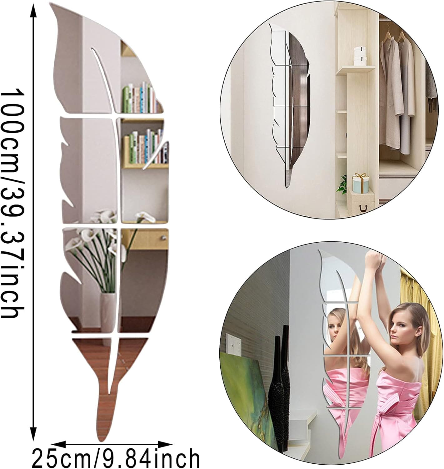 PLUMA DECORATIVA|ESPEJO 3D®️ - Eco Market