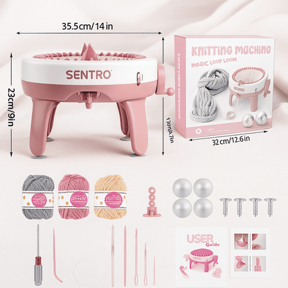 🧶 Máquina de Tejer de 40 Agujas — Crea, Regala o Emprende Desde Casa - Eco Market