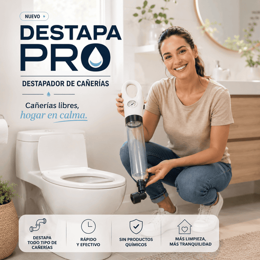 DestapaMax™ | Herramienta de Presión para Destapar Tuberías y Sanitarios - Eco Market
