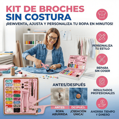 KIT DE BOTONES SIN COSTURA + GRATIS 360 BOTONES🎁 - Eco Market