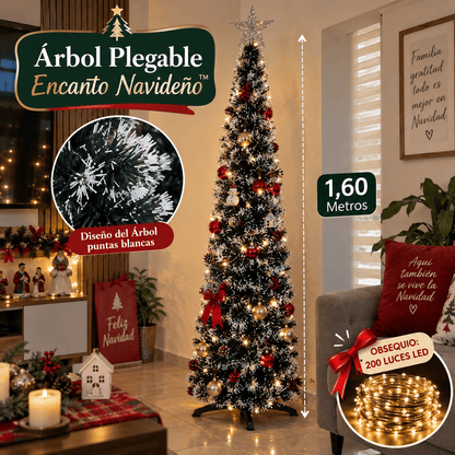 🎄Árbol Plagble Encanto Navideño™ + 🎁200 Luces LED Obsequio - Eco Market