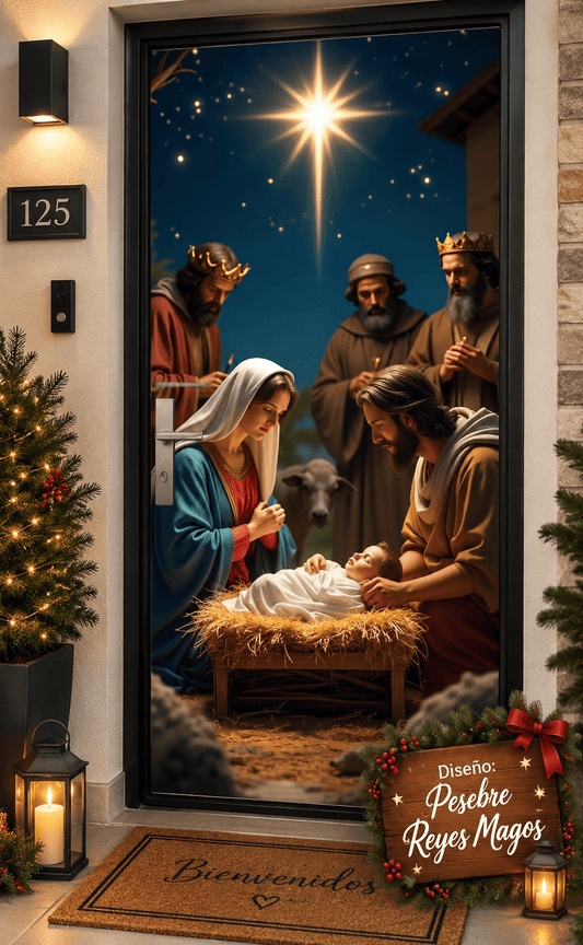 Funda Navideña para Puerta🎄 - Eco Market