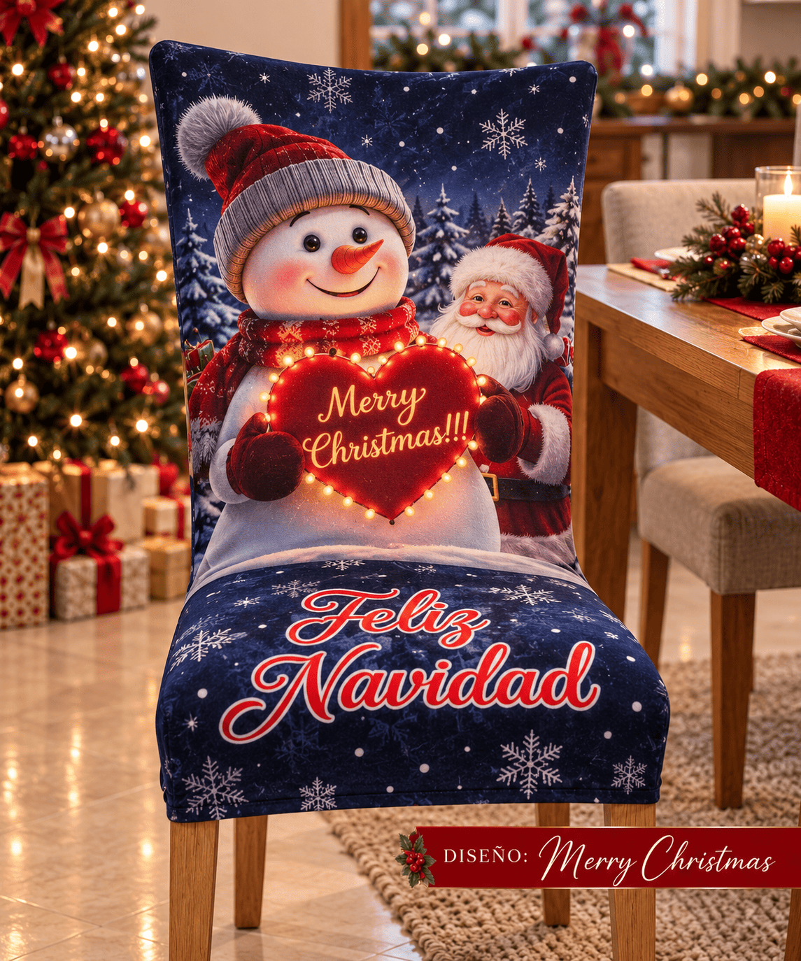 🎄 Colección 4 Sillas Encanto Navideño™ - Eco Market