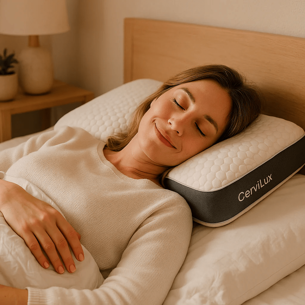 Almohada CerviLux™ - Redescubre el placer de despertar sin dolores - Eco Market